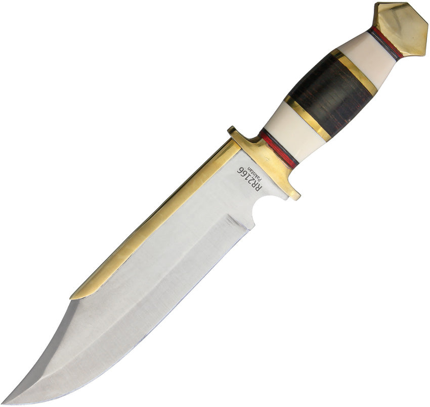 Bowie With Brass KB106R BONE STACKED LEATHER