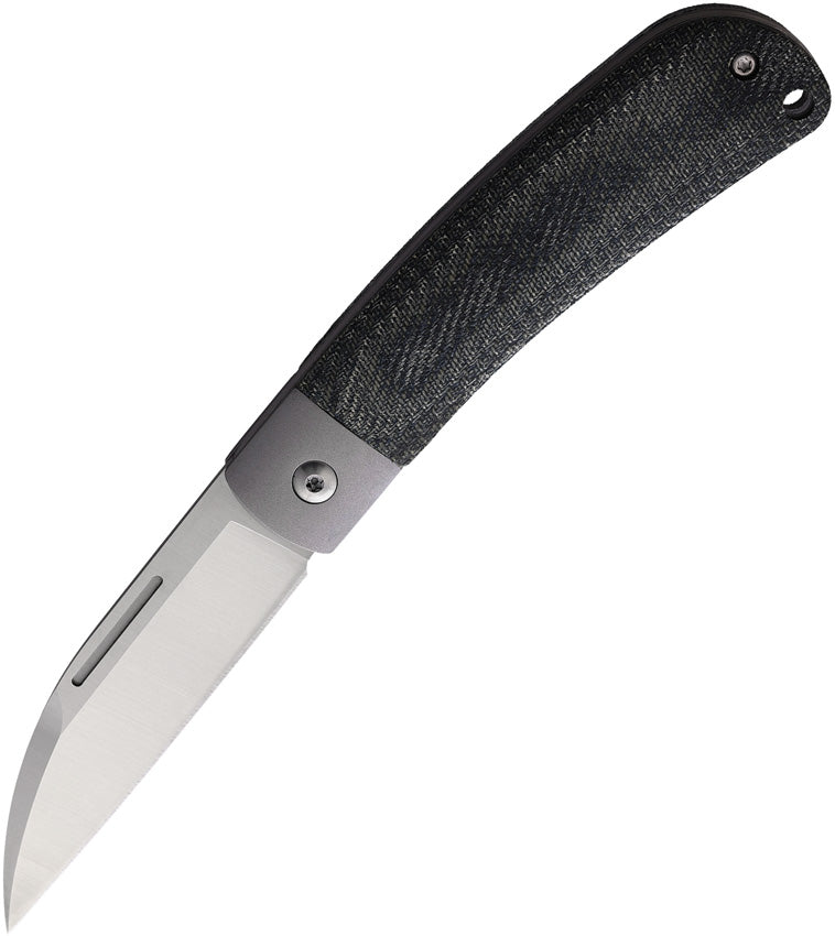 APTA Folder Micarta RR2285 BLUE MICARTA SLIP JOINT