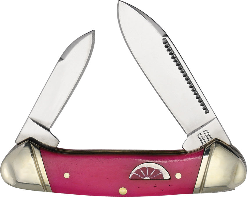 Mini Canoe Pink Smooth Bone