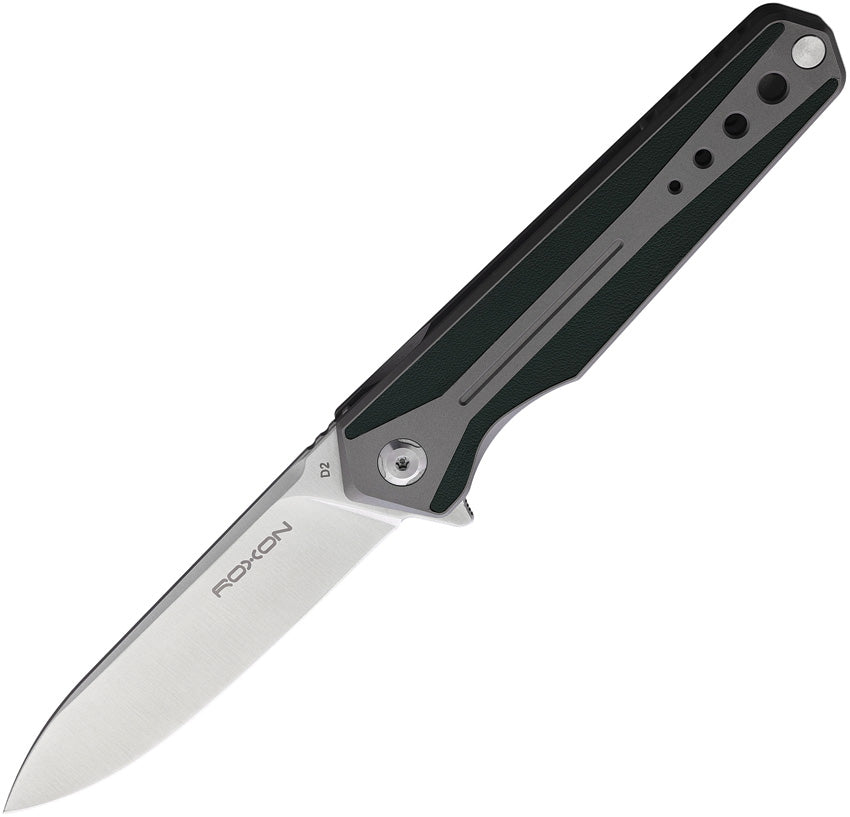 8"" Folding Knife D2 Titanium K1D2GRN