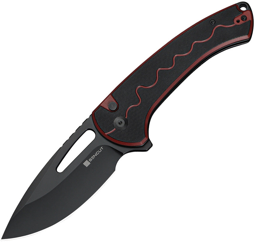 Squiggy Button Lock Red S24082A-3