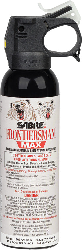 Frontiersman Bear Spray 7.9oz FBADX-03