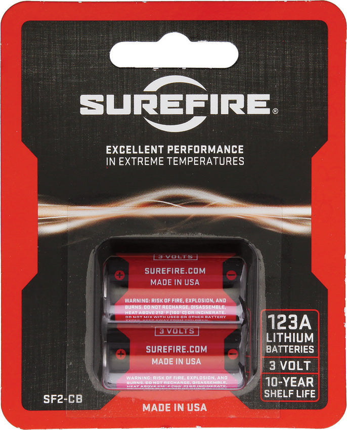 123A Batteries Pack of 2 SF2-CB