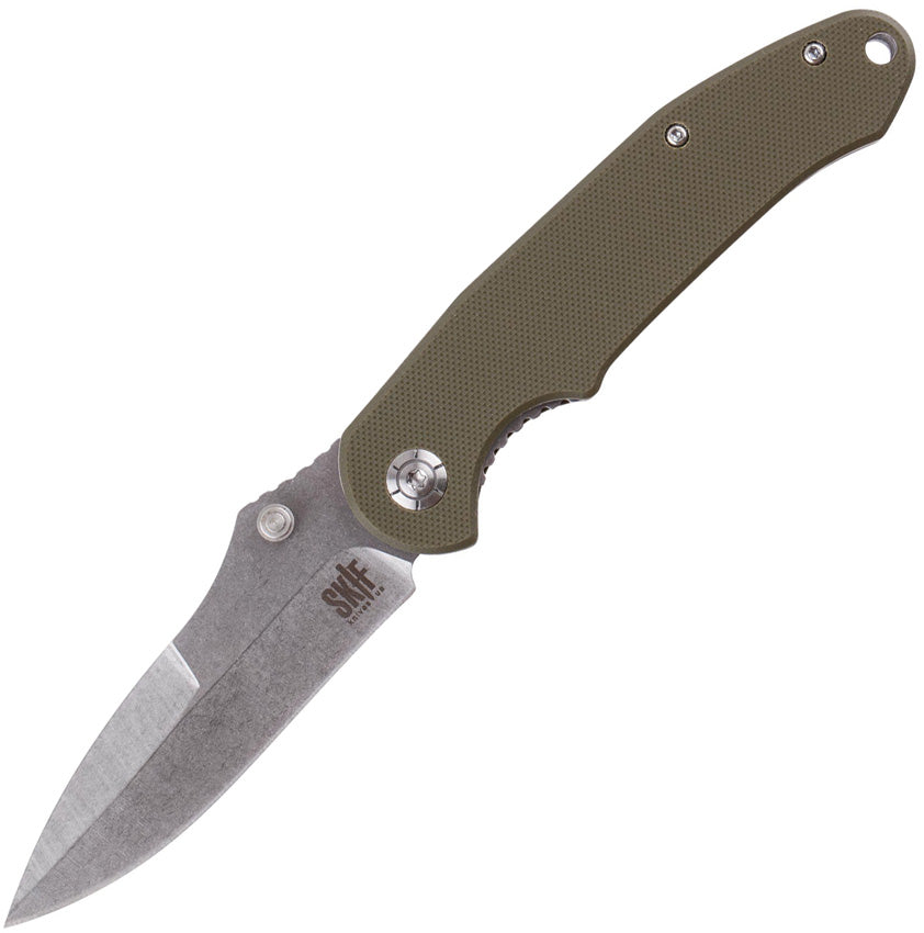Mouse Linerlock SW Olive IS-001OG
