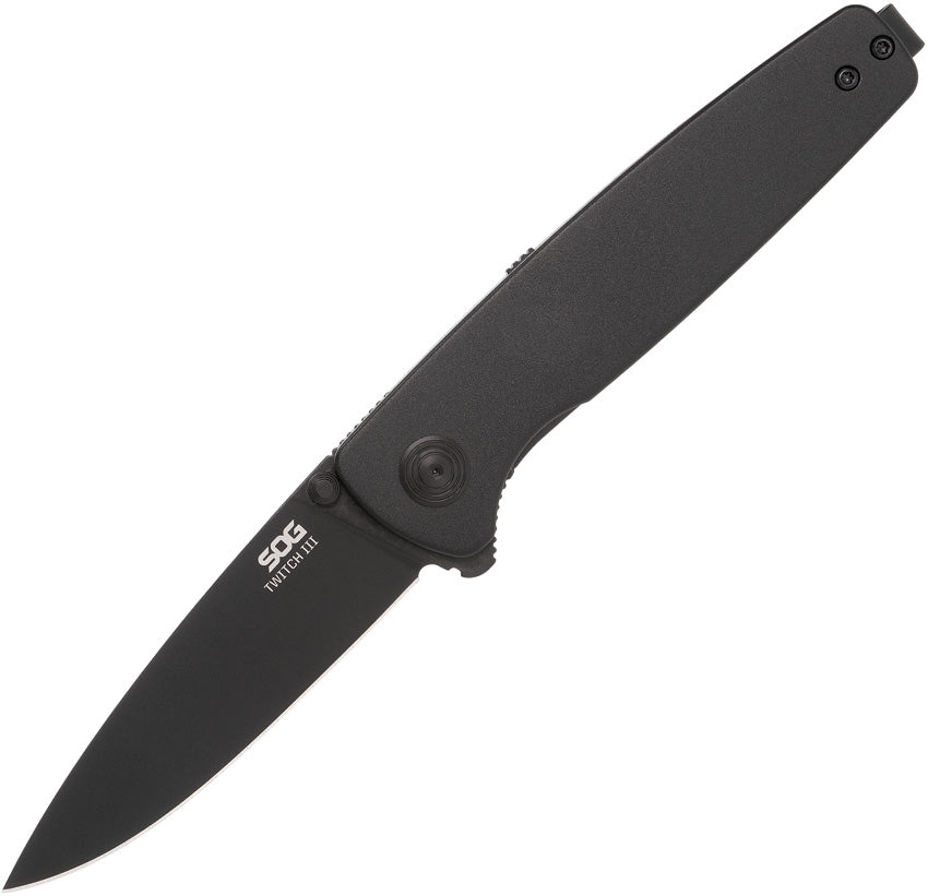 Twitch III Linerlock Black SOG-11-15-01-43