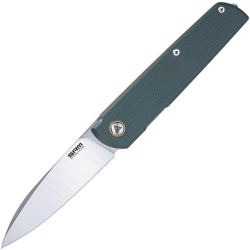 Qrick Linerlock Green/Org 408L-GX