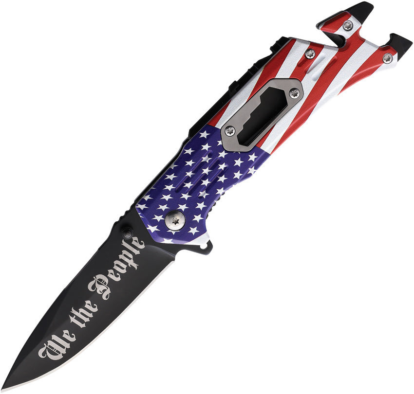 American Flag Linerlock A/O T2702