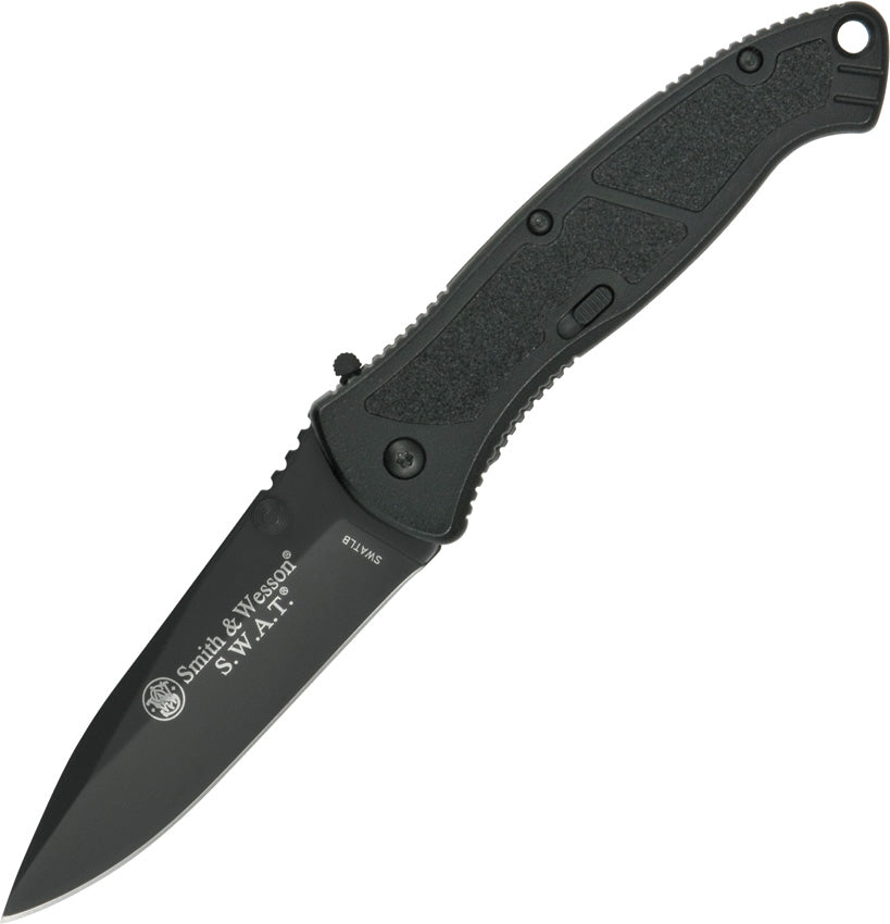 Large Black SWAT Linerlock A/O SWATLB