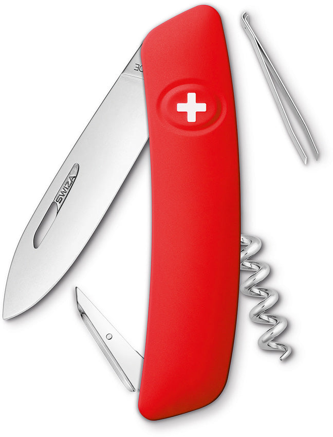 D01 Swiss Pocket Knife Red KNI.0016.1900