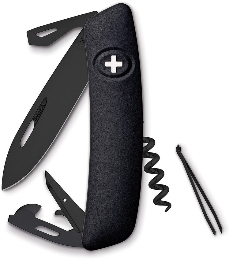 D03 Swiss Button Lock Black KNI.0033.1010