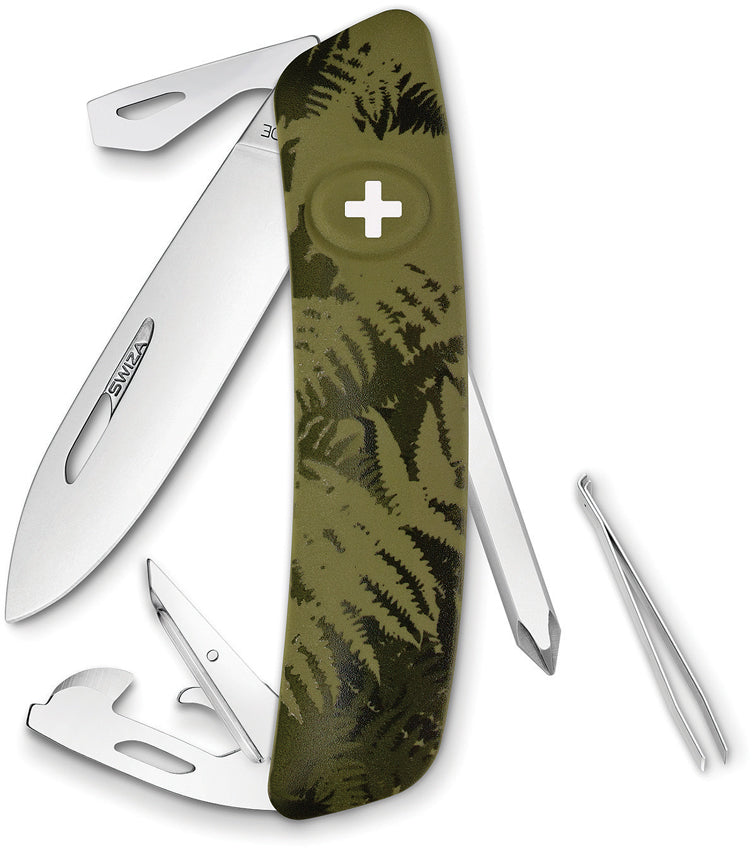C04 Button Lock Green Camo