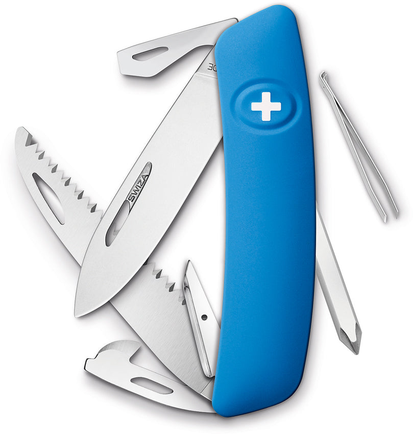 D06 Swiss Pocket Knife Blue