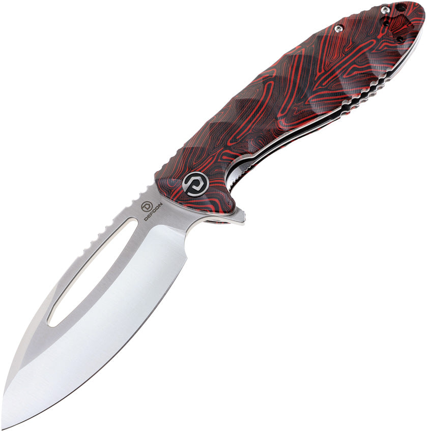 Tactical Linerlock Red TD009FRD