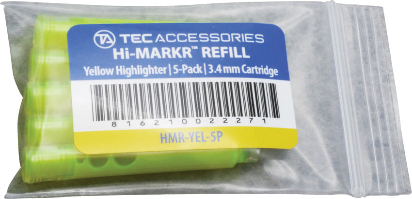 Hi-MARKR Highlighter 5-Pk HRM-YEL-5P