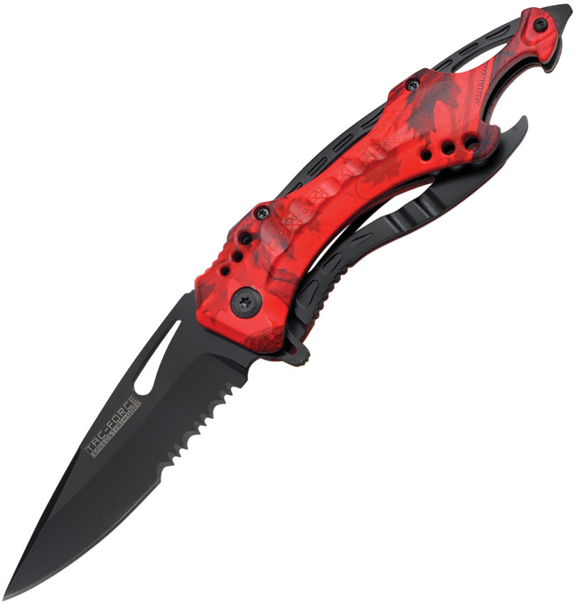 Linerlock A/O Red Camo TF-705RC