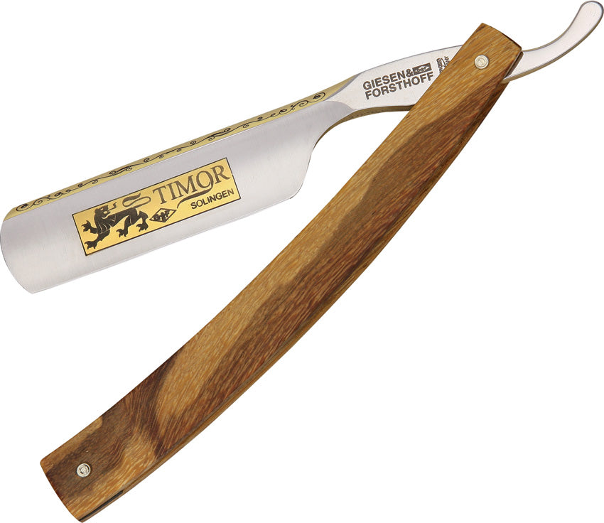 Straight Razor Maplewood Lion 382