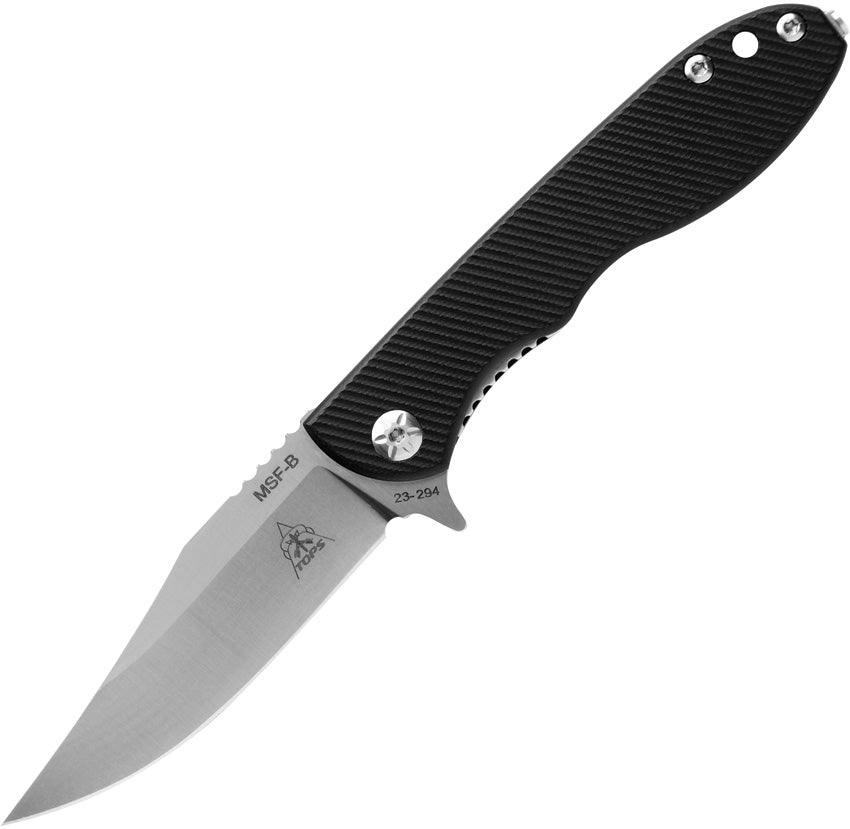 MSF Linerlock Black Elmax MSFB-01