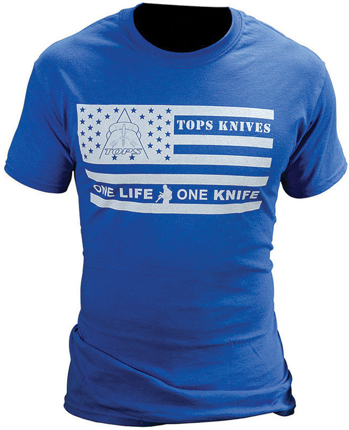 T-Shirt Flag Logo Blue XL TS-FLAG-BLU-XL