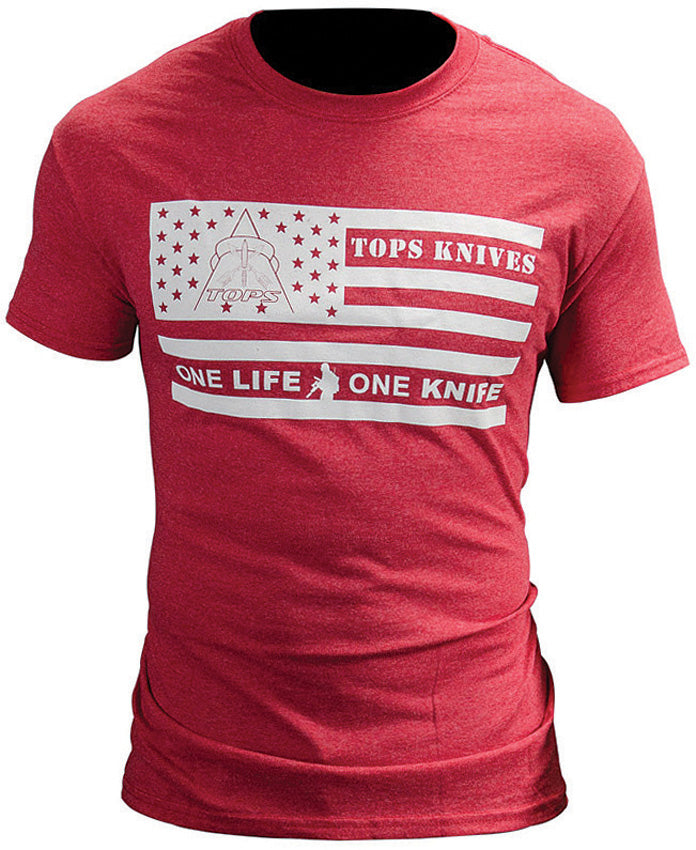 T-Shirt Flag Logo Red XL TS-FLAGRED-XL