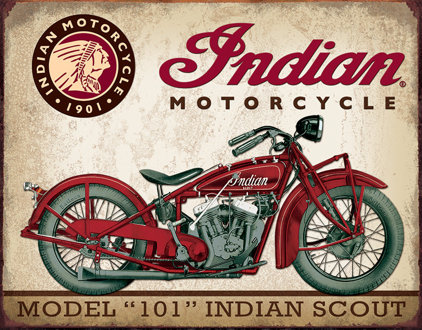 Indian Scout Motorcycle 1933