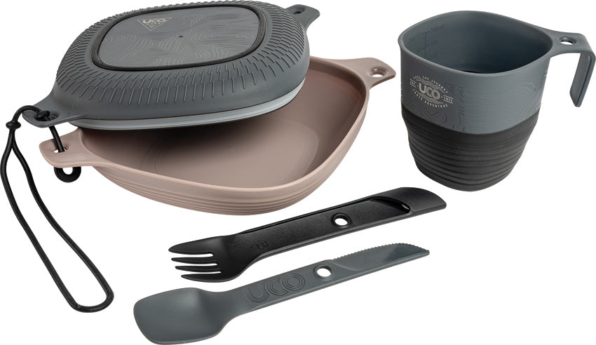 Six Piece Mess Kit Black/Gray F-MK-CORE6PC VENTURE