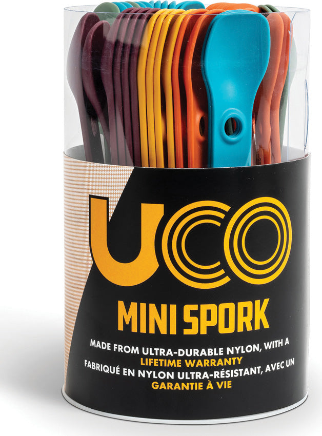 Mini Spork Assortment 60pk F-SP-M-60PLEXI