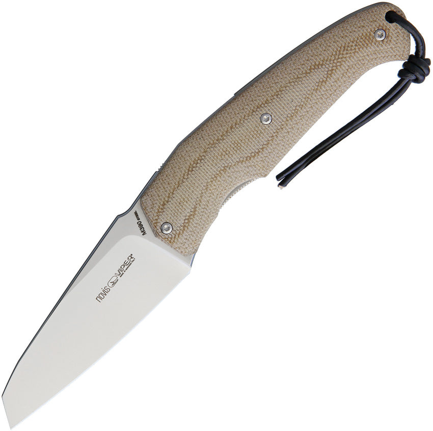 Novis Linerlock Tan Micarta V5972CM