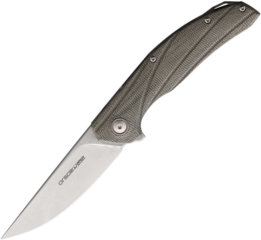 Orso2 Framelock Green Canvas V5998CG
