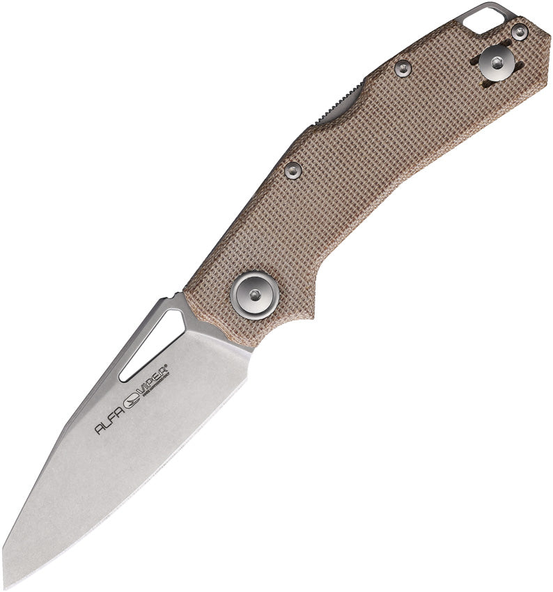Alfa Lockback Natural Micarta