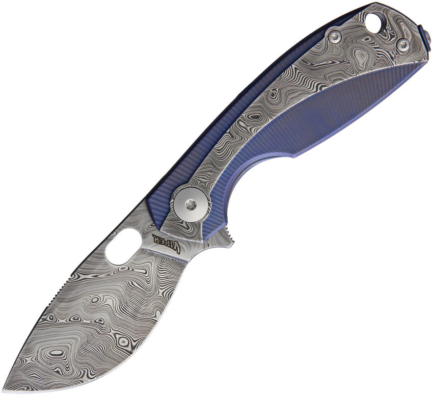 Lille Framelock Blue Titanium VA5964BL
