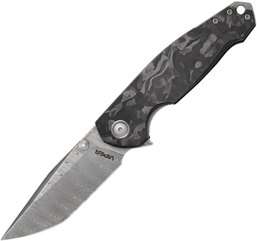 Katla Linerlock Damascus CF VA5980FCM
