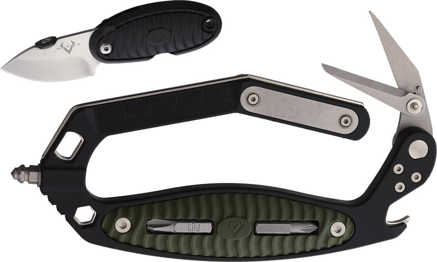 C.R.A.B. Black Green Handle VMT18FRNSWPBGR
