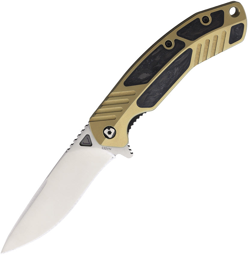 Tectonic Linerlock CF Gold V16TICFPGD