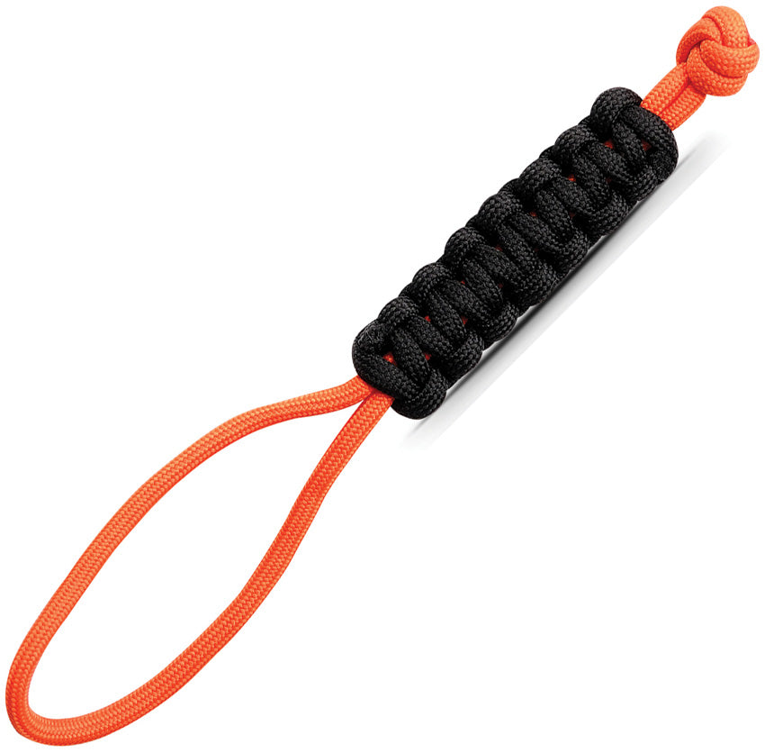 Paracord Lanyard Orange/Black X0156