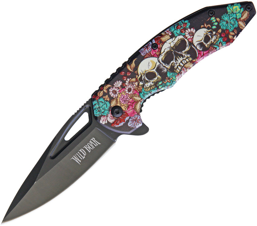 Skull Linerlock A/O BF110667 WITH SKULLS