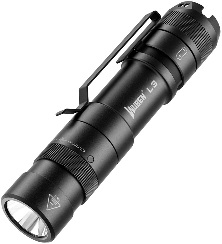 L3 Rechargeable Flashlight L3-BLK