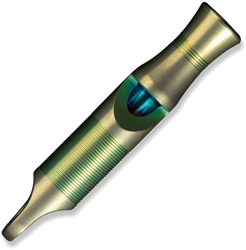 Titanium Whistle Green Cord A-05CP