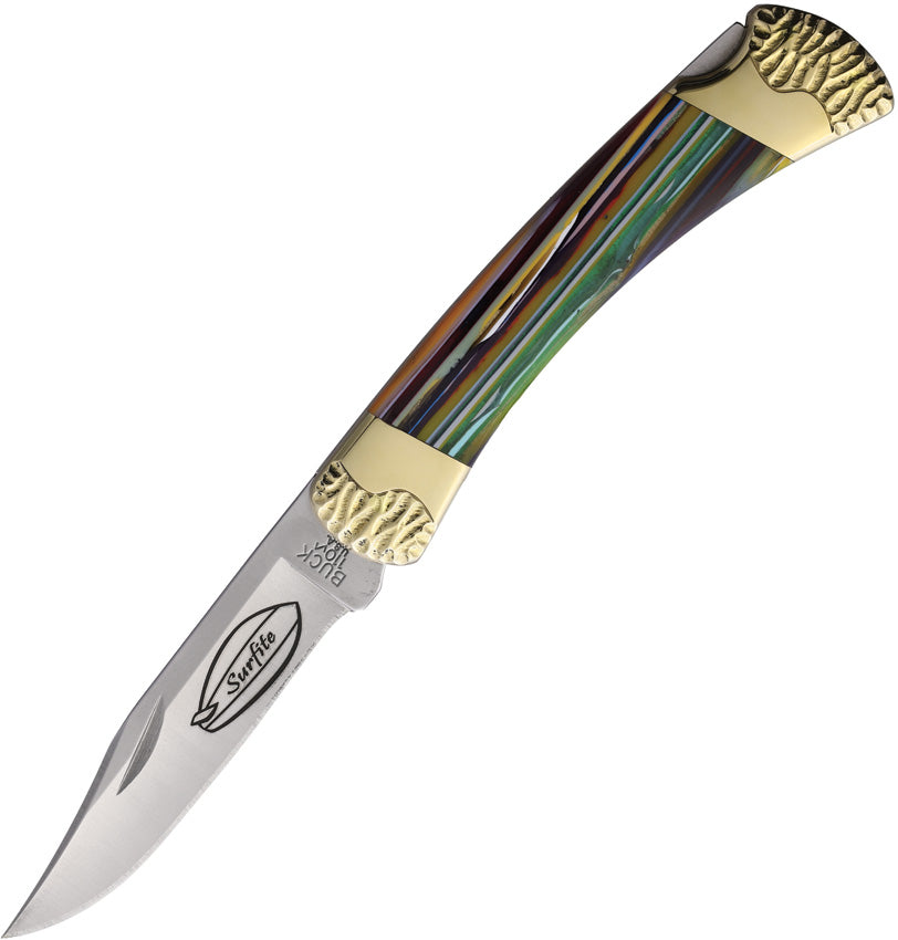 Custom Buck 110 Lockback YH436 SURFITE