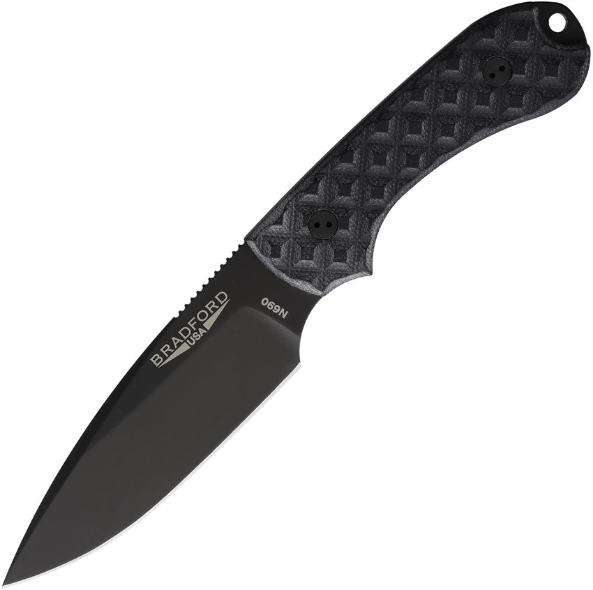 Guardian 3 Fixed Blade Black 3FE-001B-N690