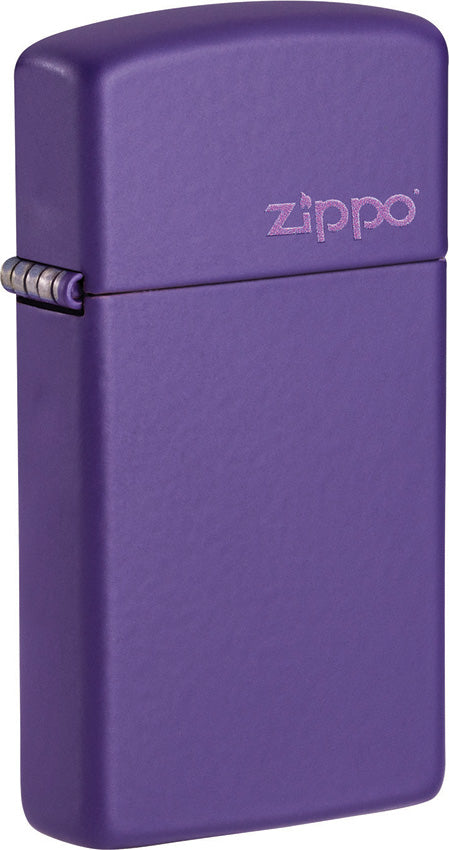 Slim Purple Logo Lighter 1637ZL
