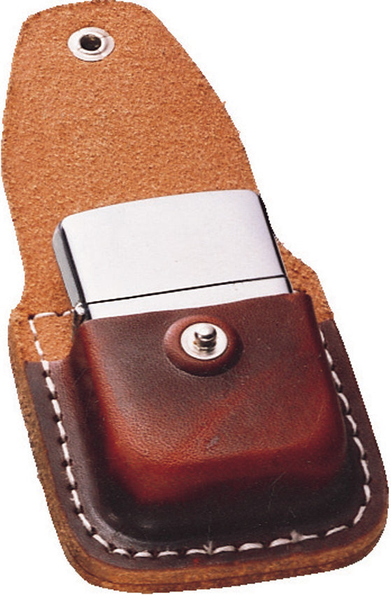 Lighter Pouch Brown Leather LPCB