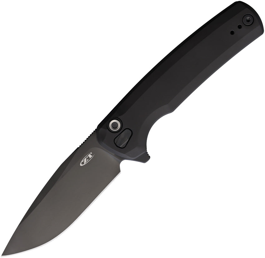 0044 Button Lock Black Ti 0044BLK
