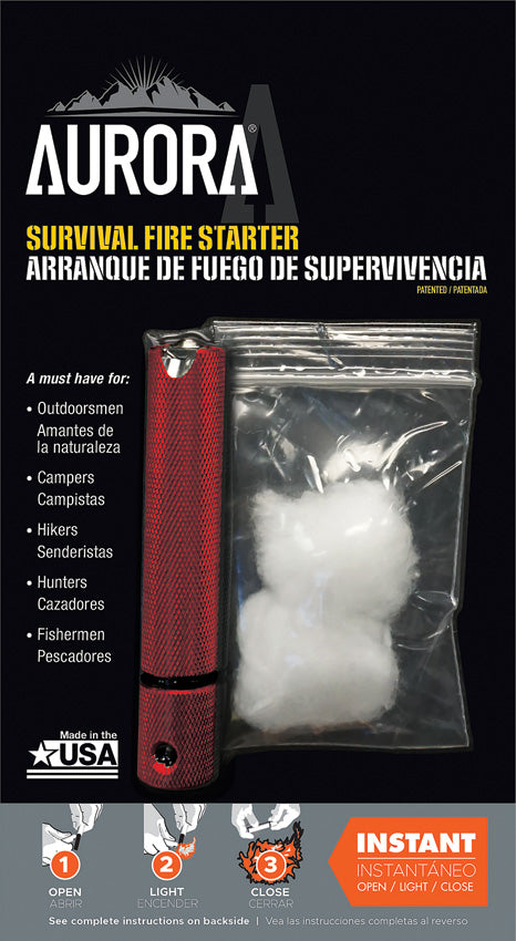 Survival Fire Starter Red 190737