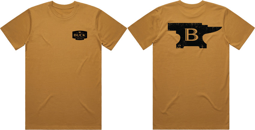Anvil T-Shirt Camel Lrg