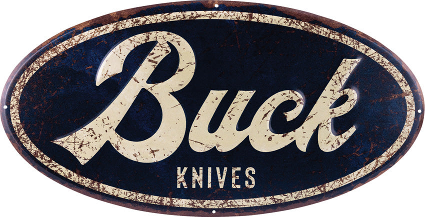 Oval Tin Tacker Sign 14080