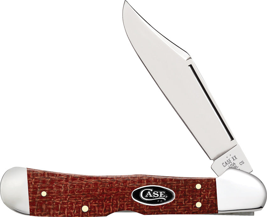 Copperlock Dark Red Burlap