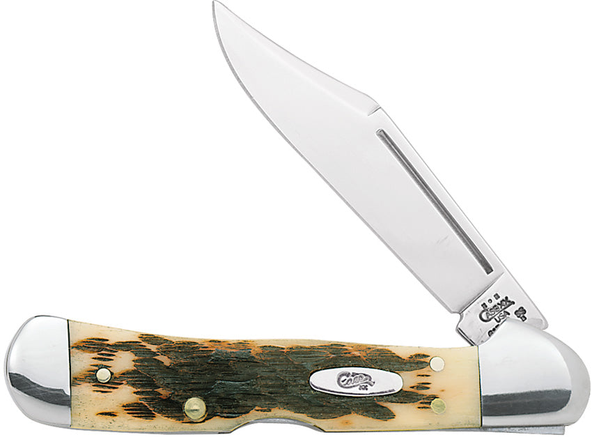 Mini Copperlock Amber Bone 00133