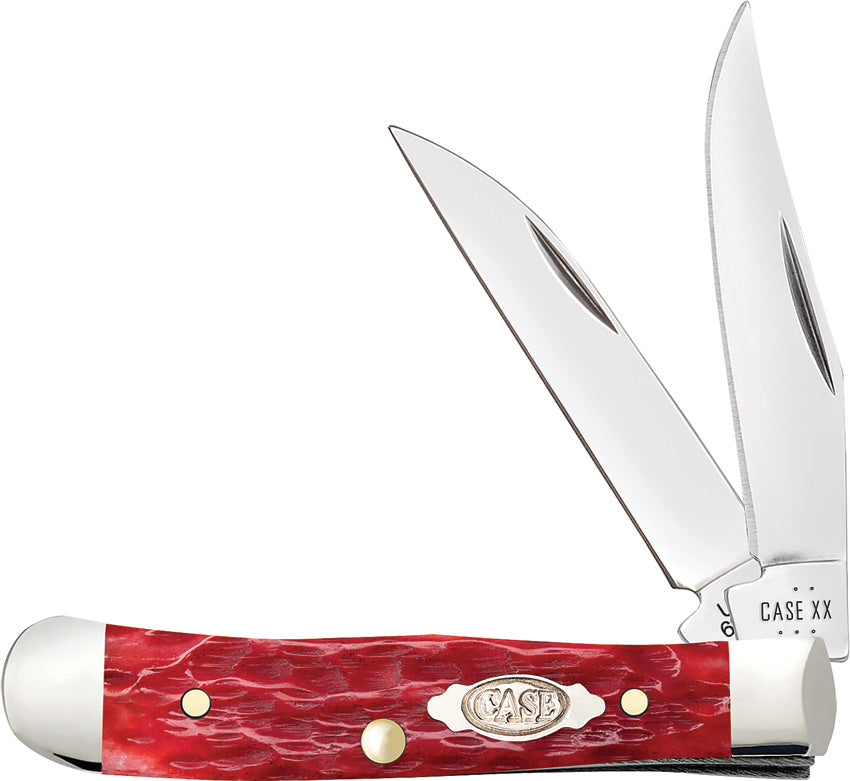 Tiny Trapper Dark Red Bone