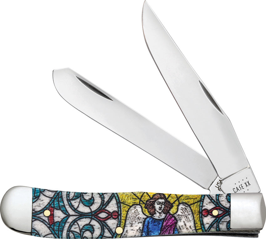 Trapper Stained Glass Angel 38818