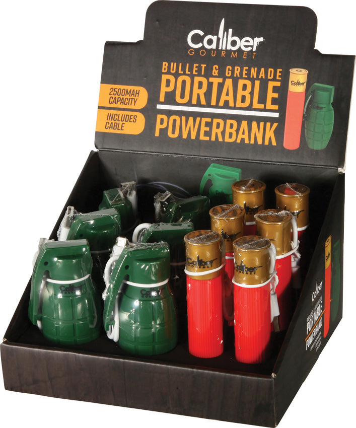 Bullet and Grenade Powerbank CBG-DB-01